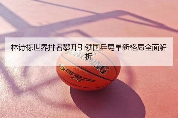 林诗栋世界排名攀升引领国乒男单新格局全面解析