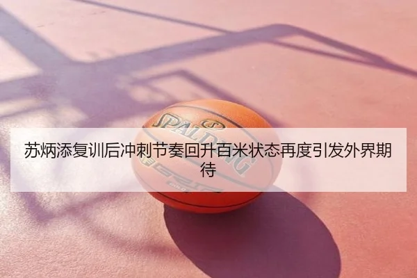 苏炳添复训后冲刺节奏回升百米状态再度引发外界期待